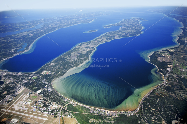 Grand Traverse Bay in Grand Traverse County, Michigan